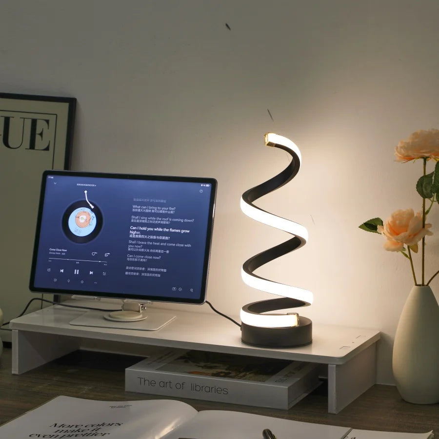 Twilight Spiral Lamp
