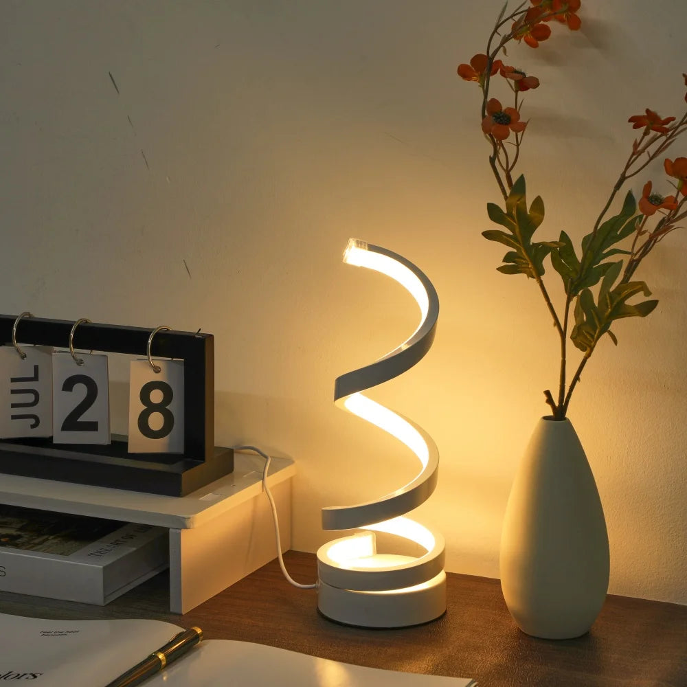 Twilight Spiral Lamp