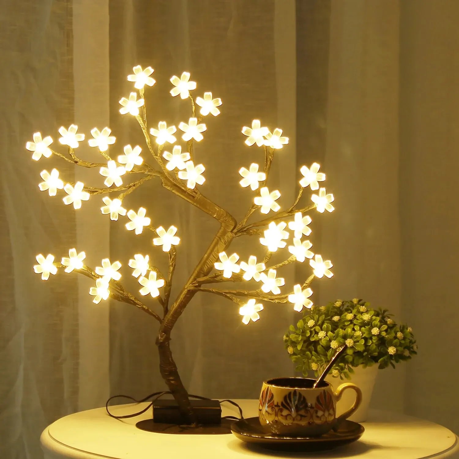 Twilight Cherry Blossom Tree Lamp