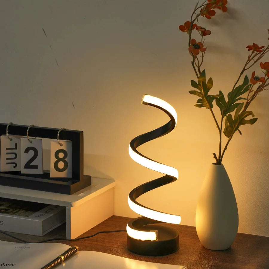 Twilight Spiral Lamp